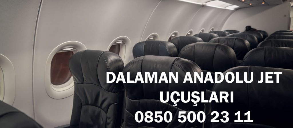 dalaman anadolu jet uçuşları