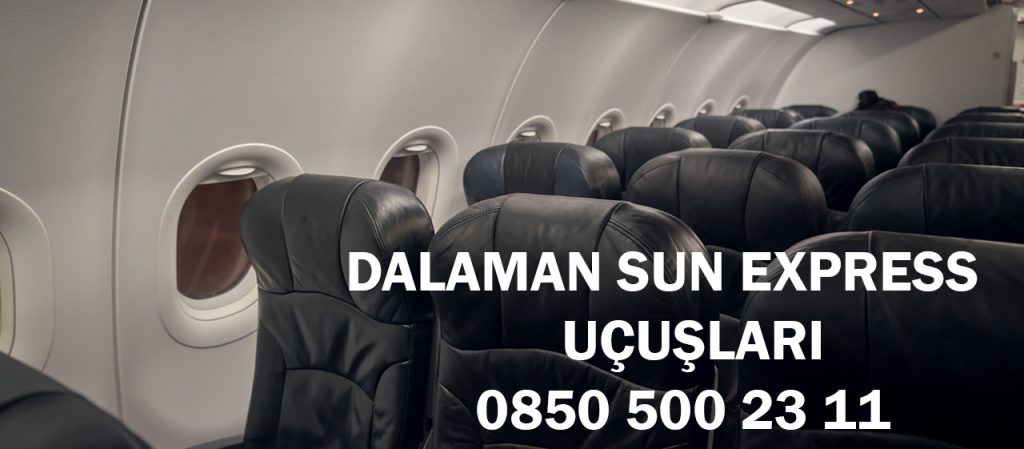 dalaman sun express uçuşları